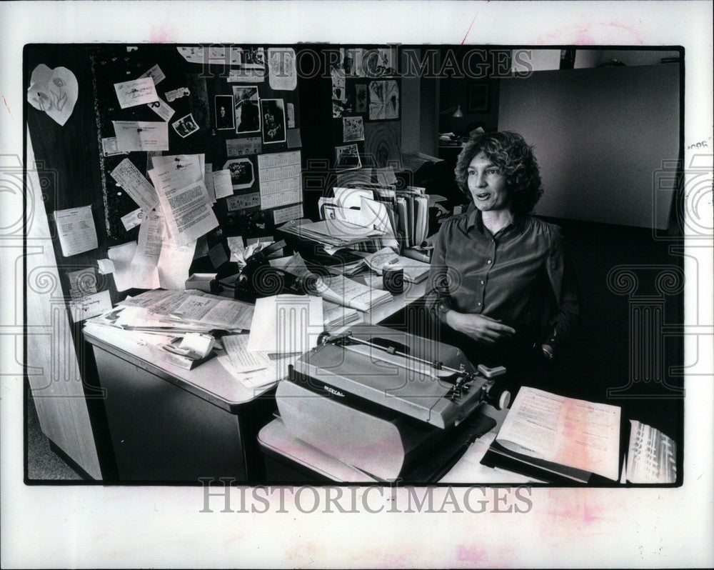 1982 Press Photo Pat Roessie Ann Arbor - Historic Images