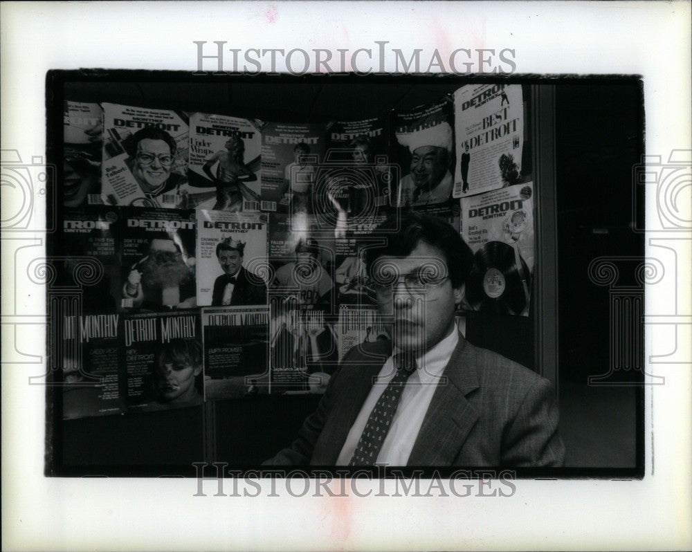 1988 Press Photo Jack Lessenberry News Editor - Historic Images