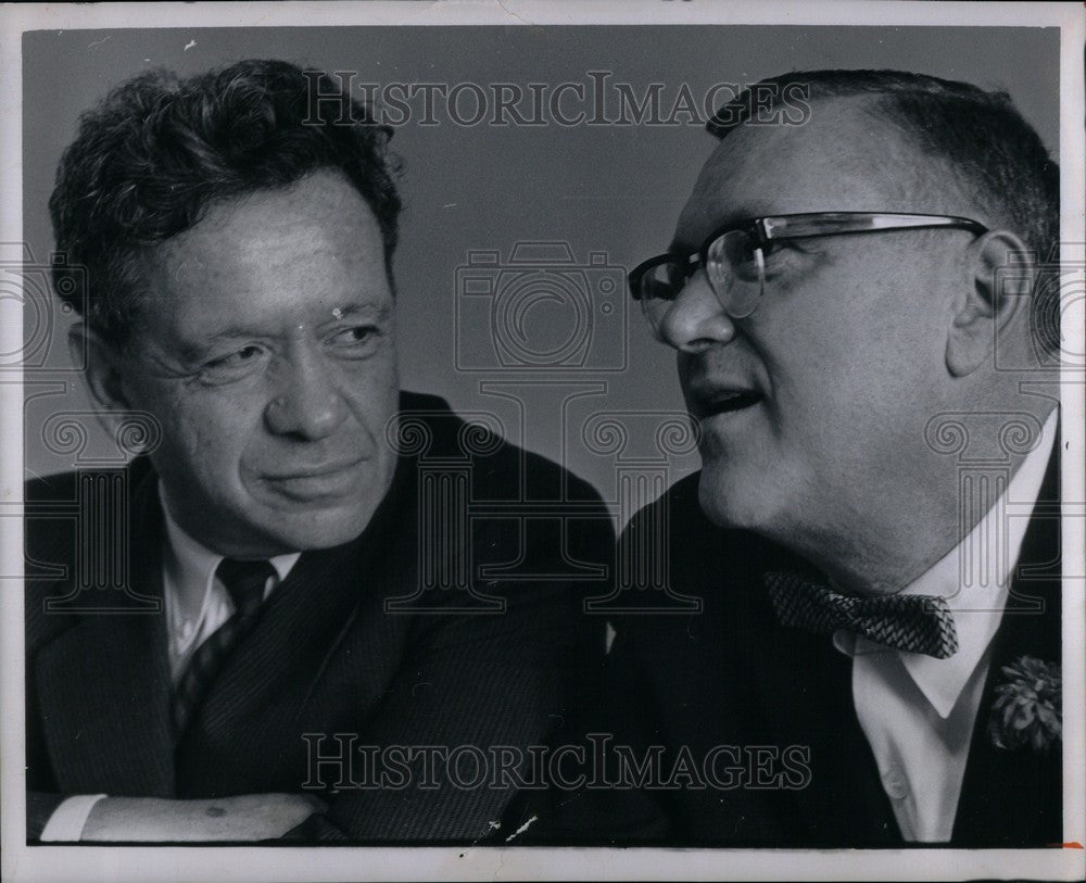 1962 Press Photo Max Lerner Journalist Educator - Historic Images