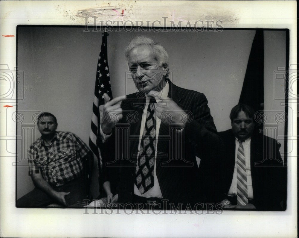 1991 Press Photo Sander Levin U.S. Representative - Historic Images