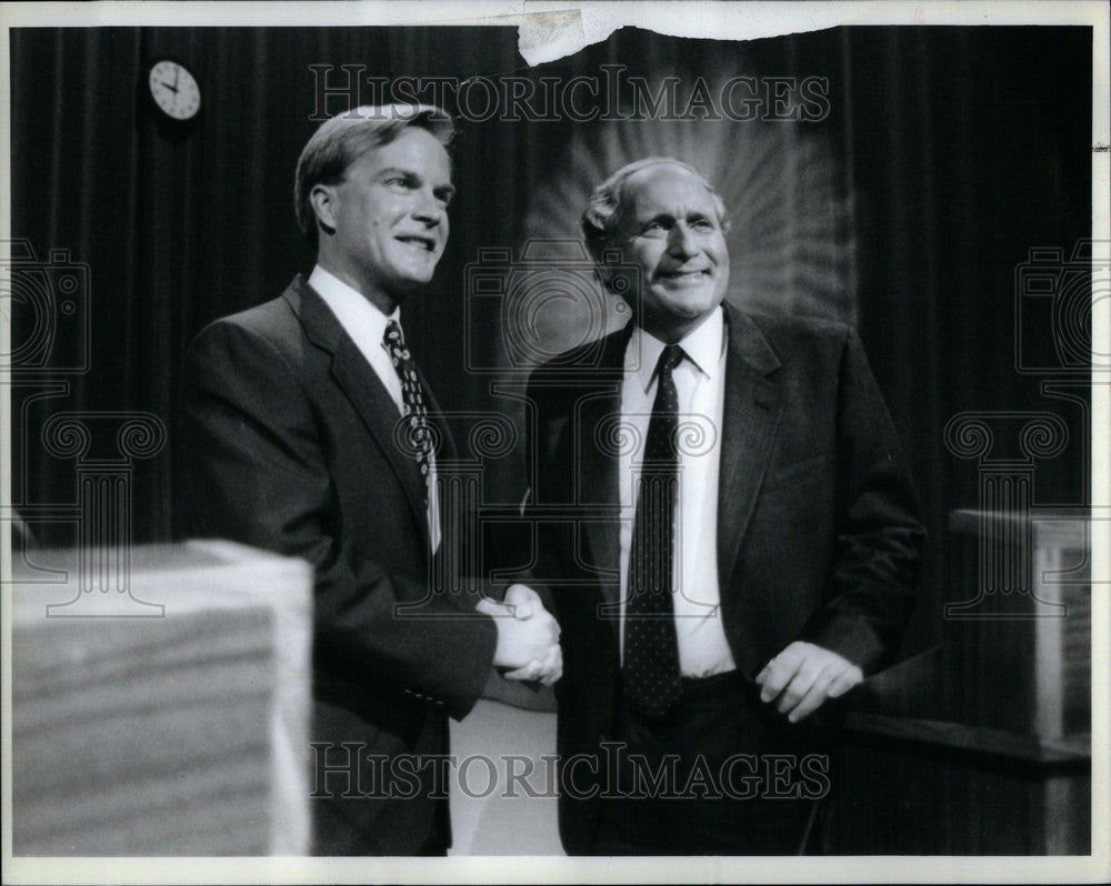 1990 Press Photo Carl Milton Levin UnitedStates Senator - Historic Images