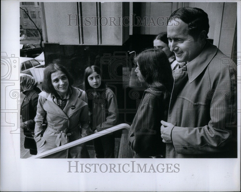 1978 Press Photo Carl Louis Barbara, Erica, Kate, Laura - Historic Images