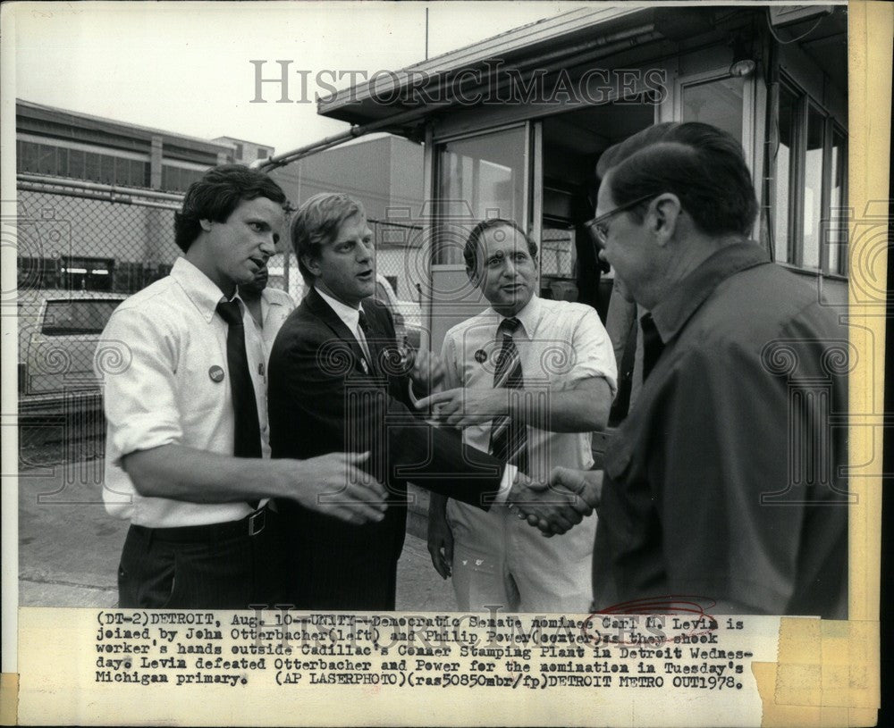 1978 Press Photo Carl. M. Levin Senator Michigan - Historic Images