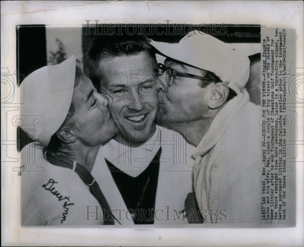 1997 Press Photo Frankie Laine Nan Gene Littler Golf - Historic Images