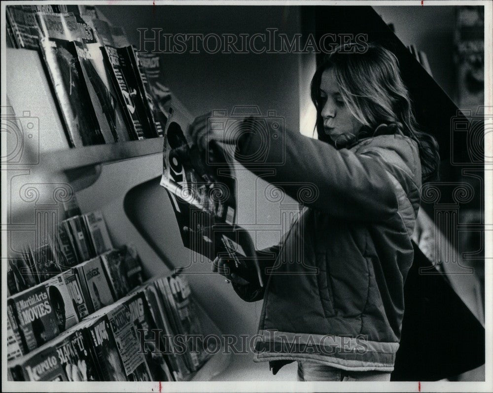 1982 Press Photo Jill Lafler Odessa Michigan - Historic Images