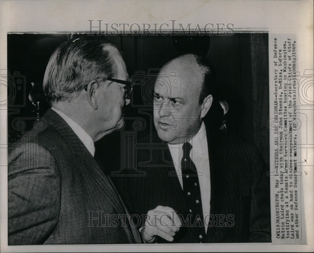 1969 Press Photo Melvin Laird, Vietnam - Historic Images