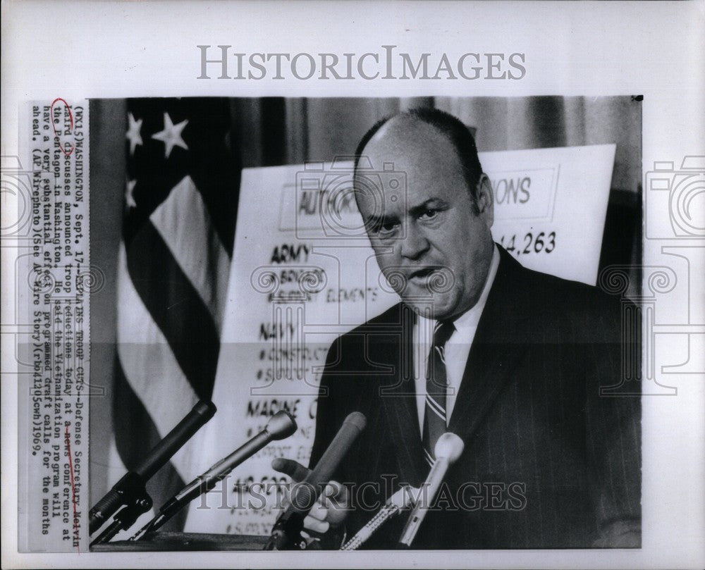 1969 Press Photo Melvin R. Laird - Historic Images