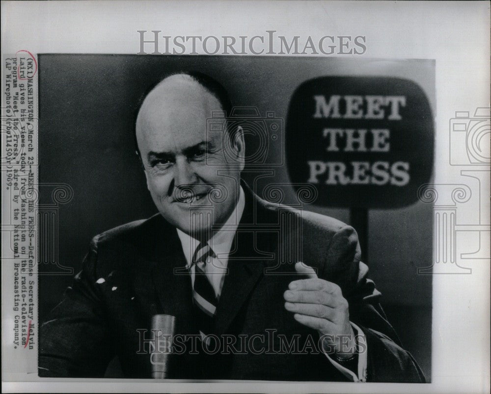 1969 Press Photo Melvin Laird - Historic Images