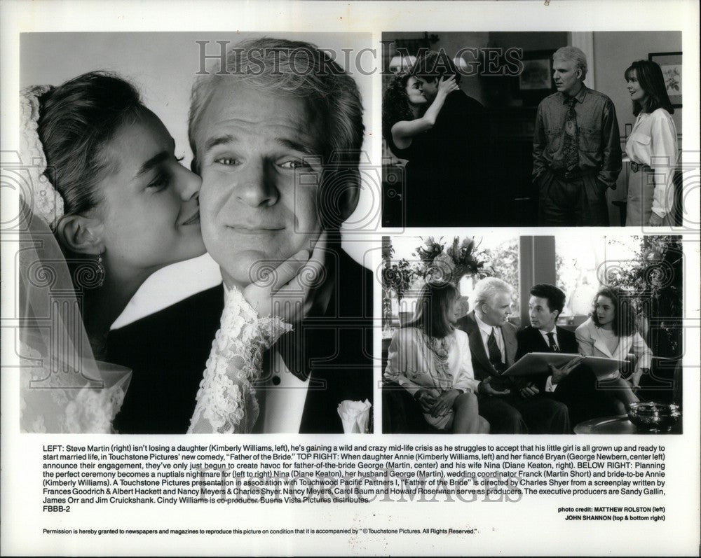 1991 Press Photo Steve Martin Actor Father Of The Bride - Historic Images