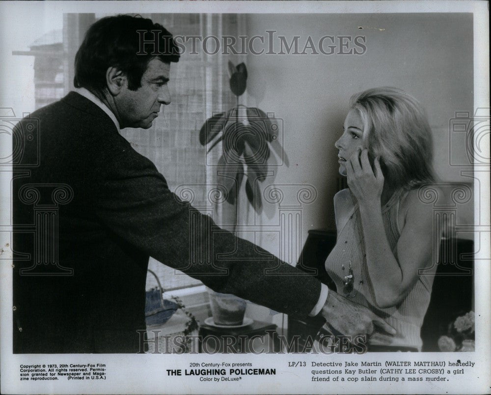 1973 Press Photo Walter Matthau American Actor - Historic Images