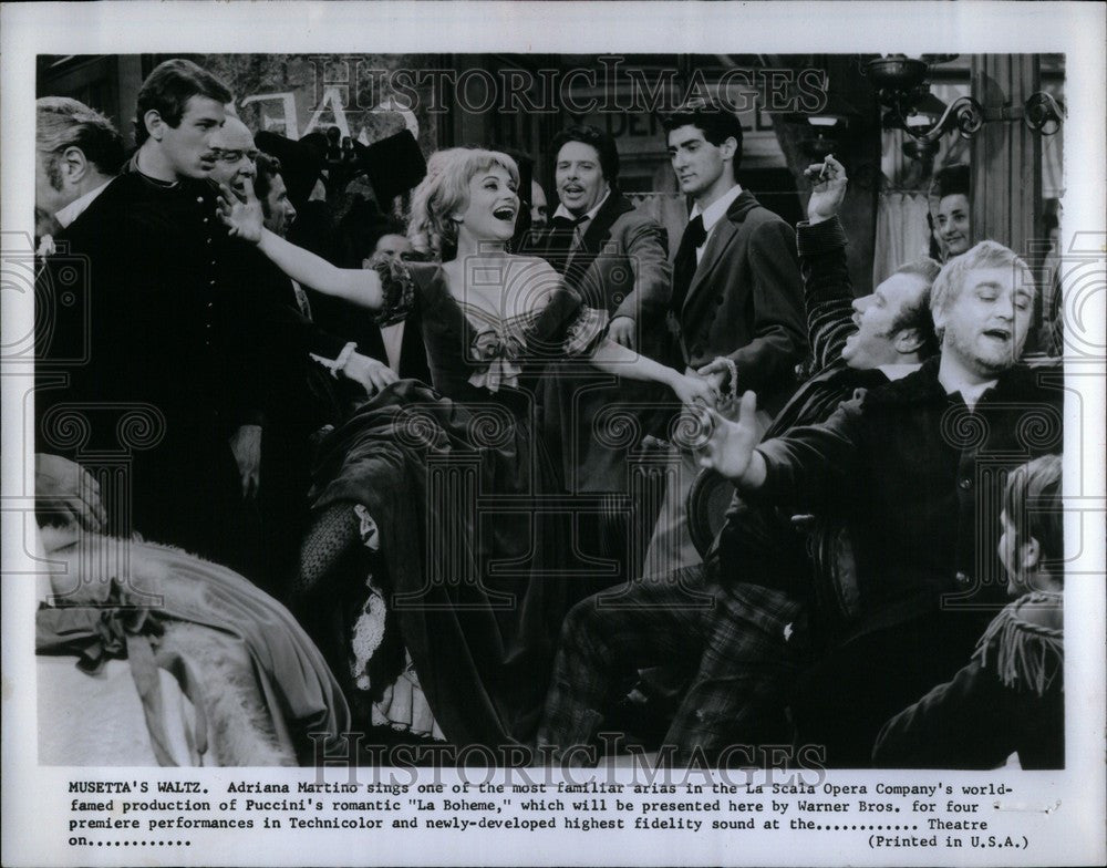 1965 Press Photo Adriana Martino in &quot;La Boheme&quot; - Historic Images