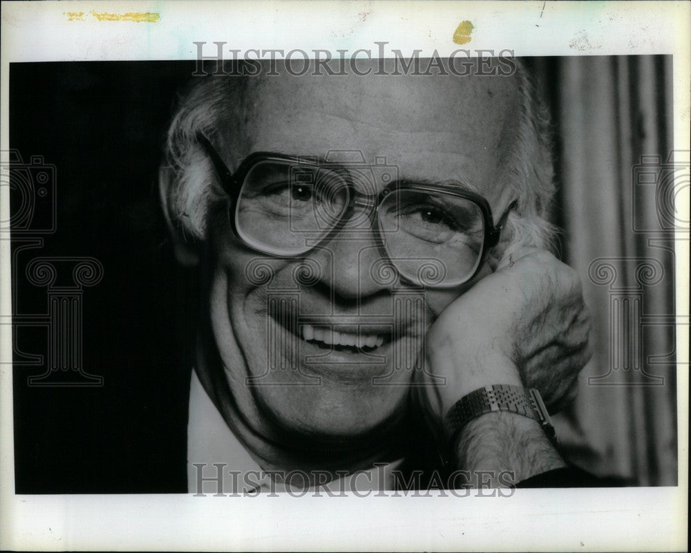 1987 Press Photo Martin Marty Historian Christianity - Historic Images