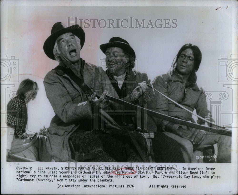 1976 Press Photo Lee Marvin Actor - Historic Images