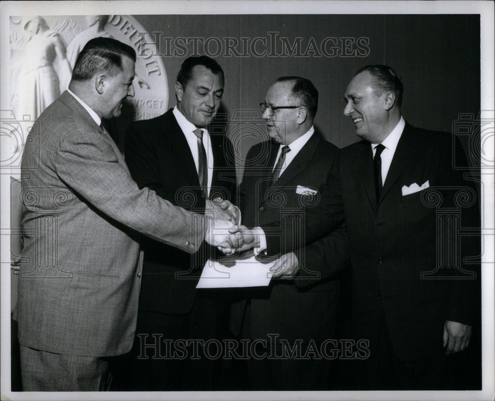 1960 Press Photo Mayor Patrick Tony detroit - Historic Images