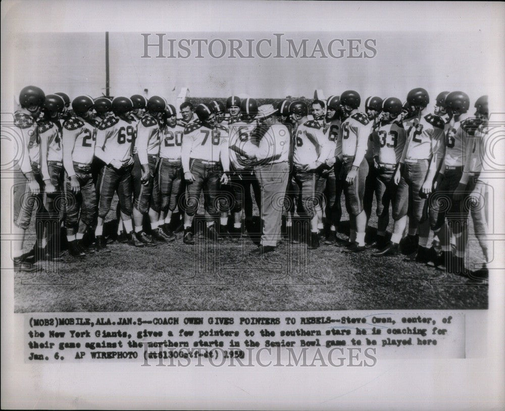 1951 Press Photo Stephen Joseph Owen footballer - Historic Images