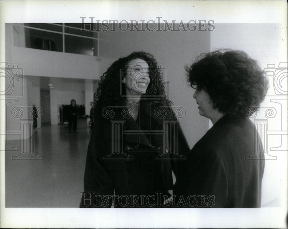 1993 Press Photo linda dresner karl lagerfield - Historic Images