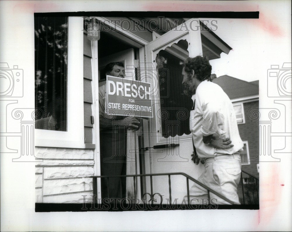 1990 Press Photo Dresch republican house wakefield - Historic Images