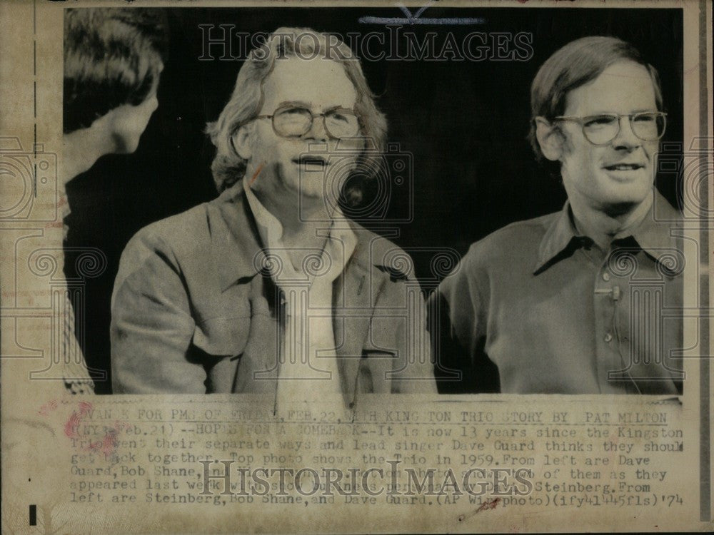 1981 Press Photo singer DAVE CUARD  Kingston trip - Historic Images