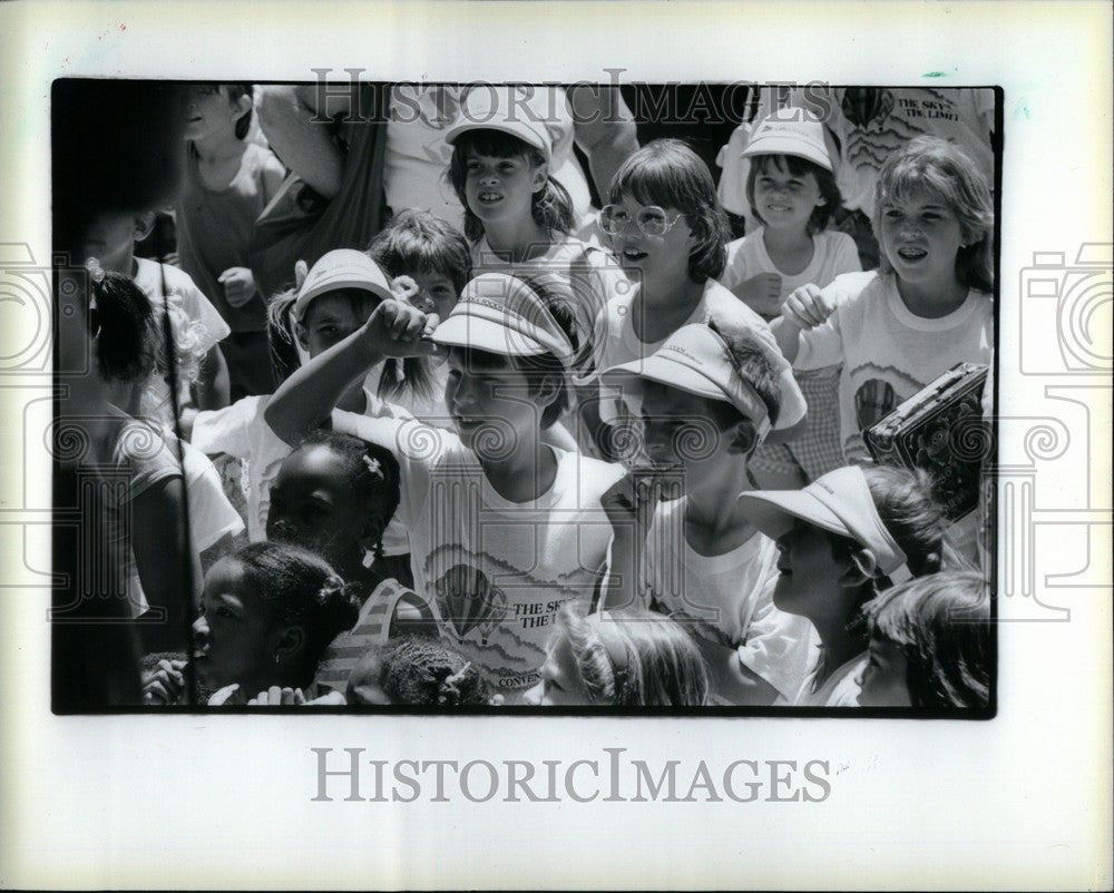 1985 Press Photo International Freedom Festival Detroit - Historic Images