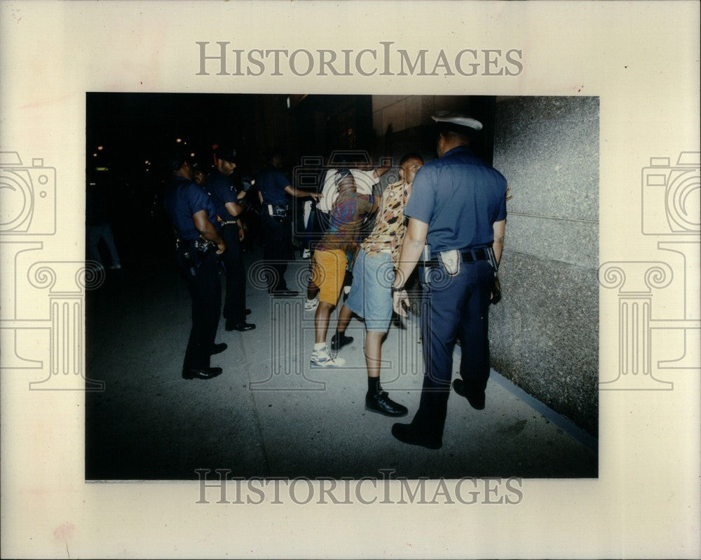 1992 Press Photo Detroit Police Congress Griswold - Historic Images