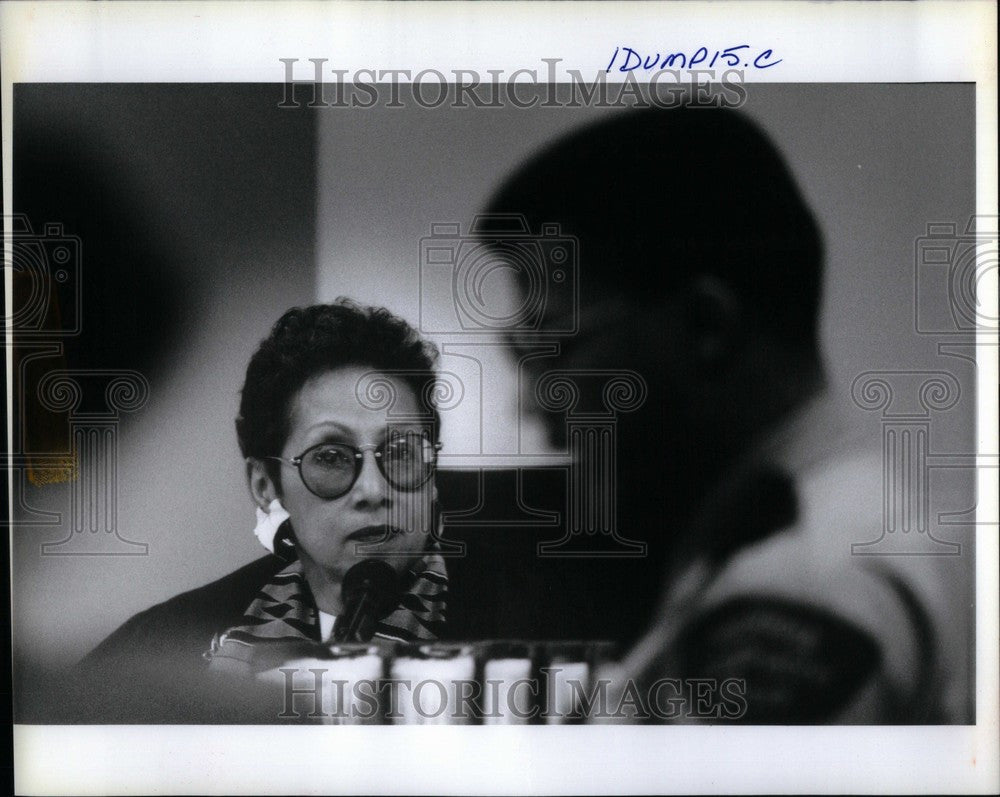 1993 Press Photo Norma Dotson a 36th District Judge - Historic Images