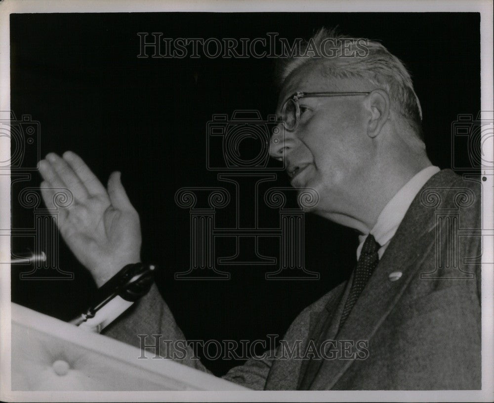 1952 Press Photo Paul Douglas American Politician - Historic Images