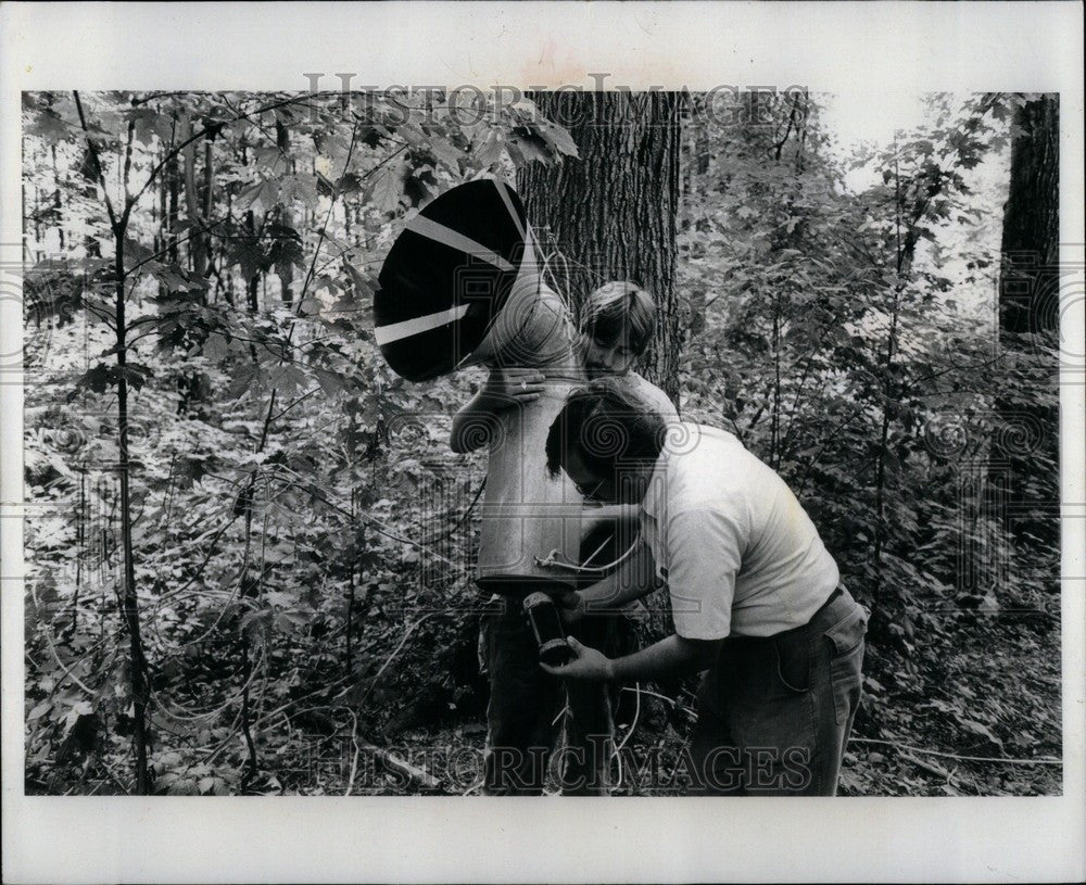 1978 Press Photo Mosquito Researchers Disease - Historic Images