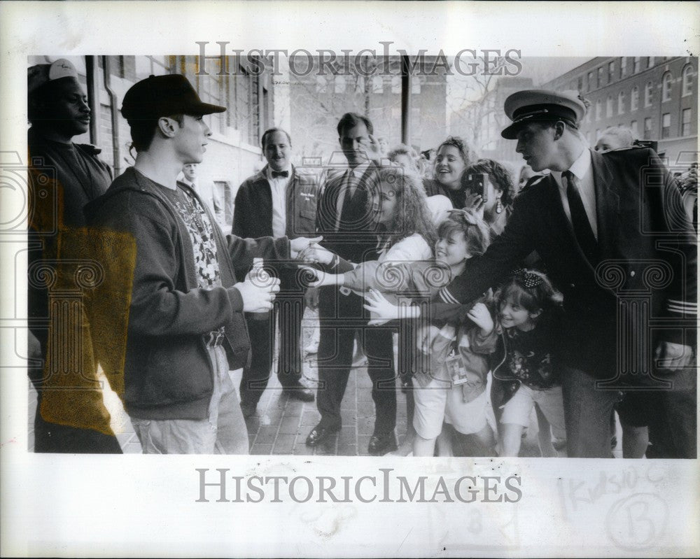 1991 Press Photo Danny Wood New Kids on the Block - Historic Images