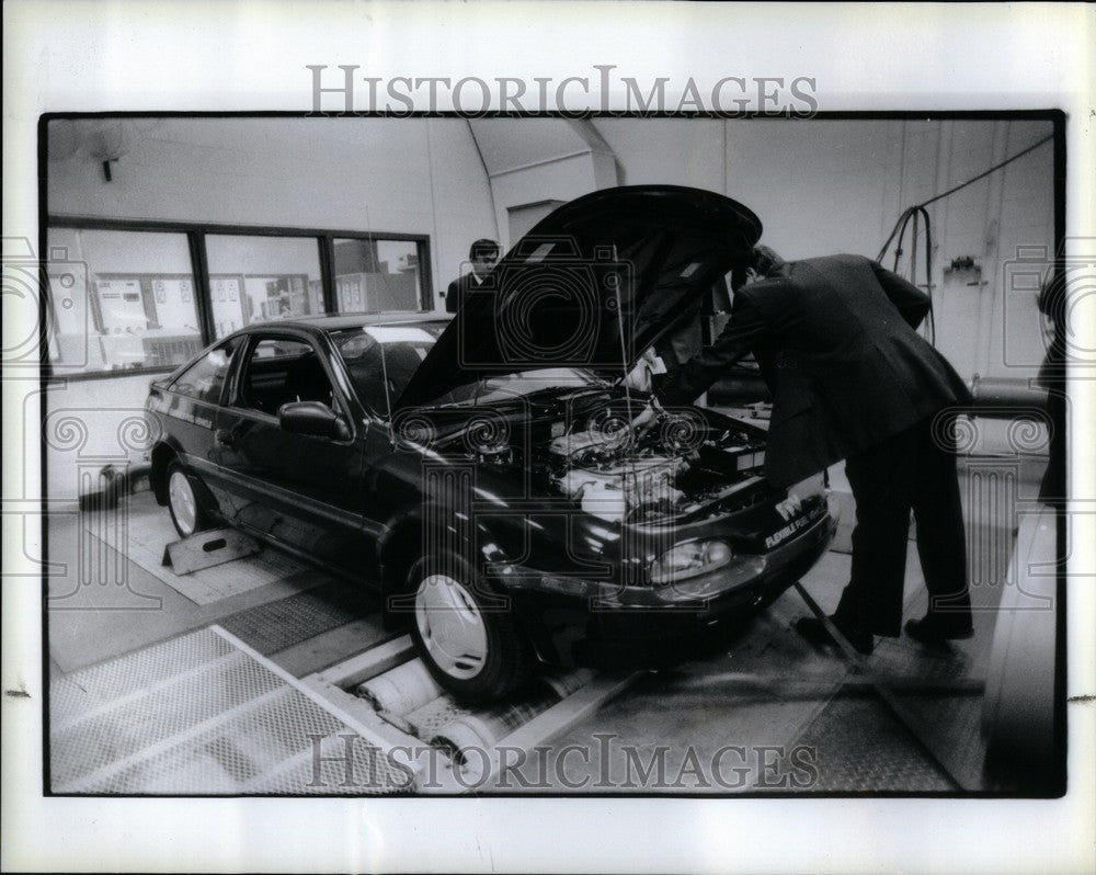 1991 Press Photo Nissan NX sport coupe - Historic Images