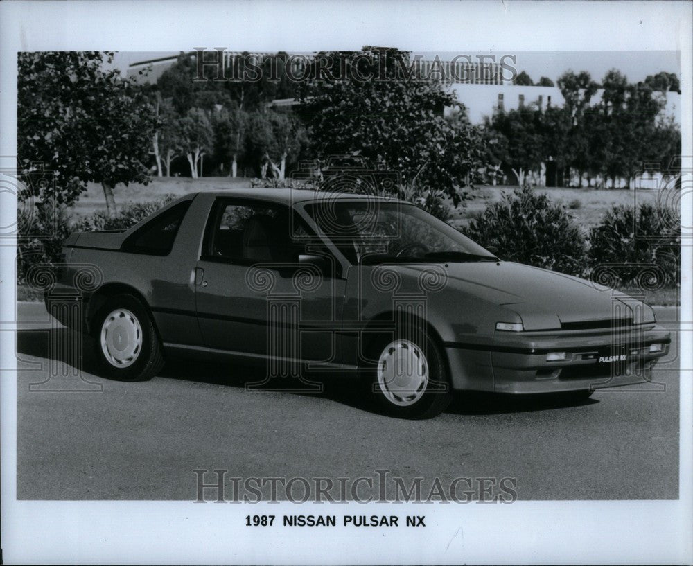 1987 Press Photo Nissan Pulsar NX - Historic Images