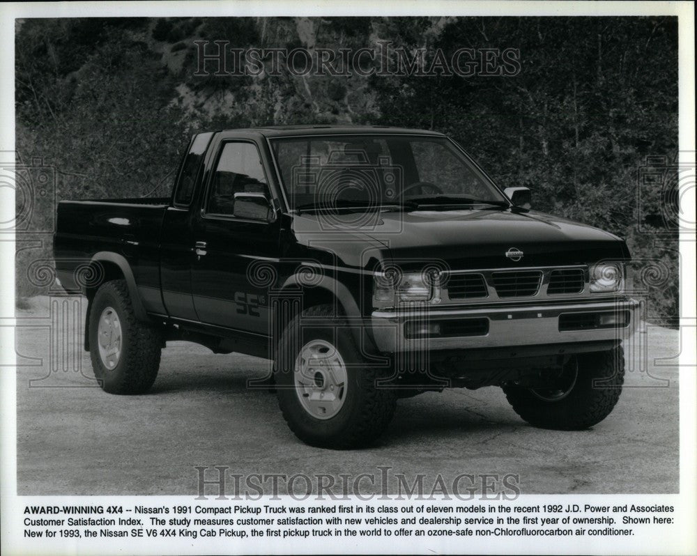 1993 Press Photo Nissan&#39;s Compact Pickup Truck - Historic Images