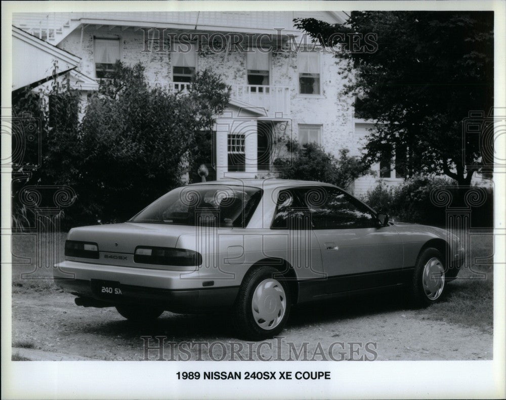 Press Photo 1989 NISSAN 240SX XE COUPE CAR - Historic Images