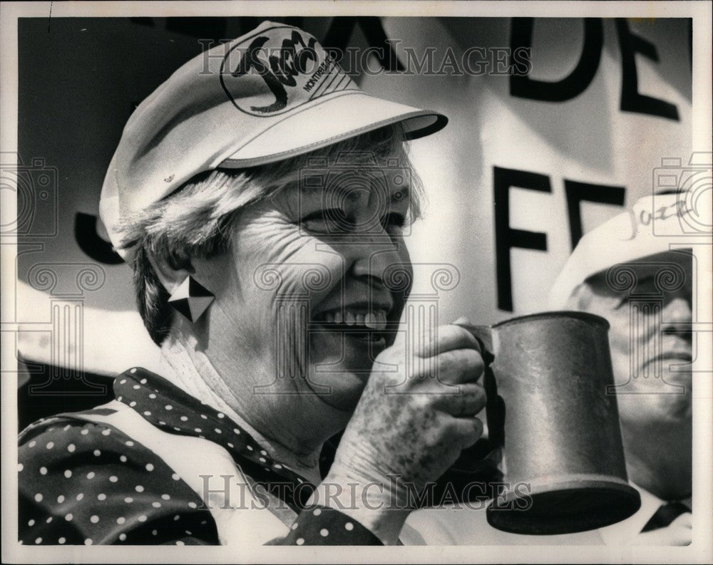 1983 Press Photo Lt. Gov. Martha Griffiths Detroit Kool - Historic Images