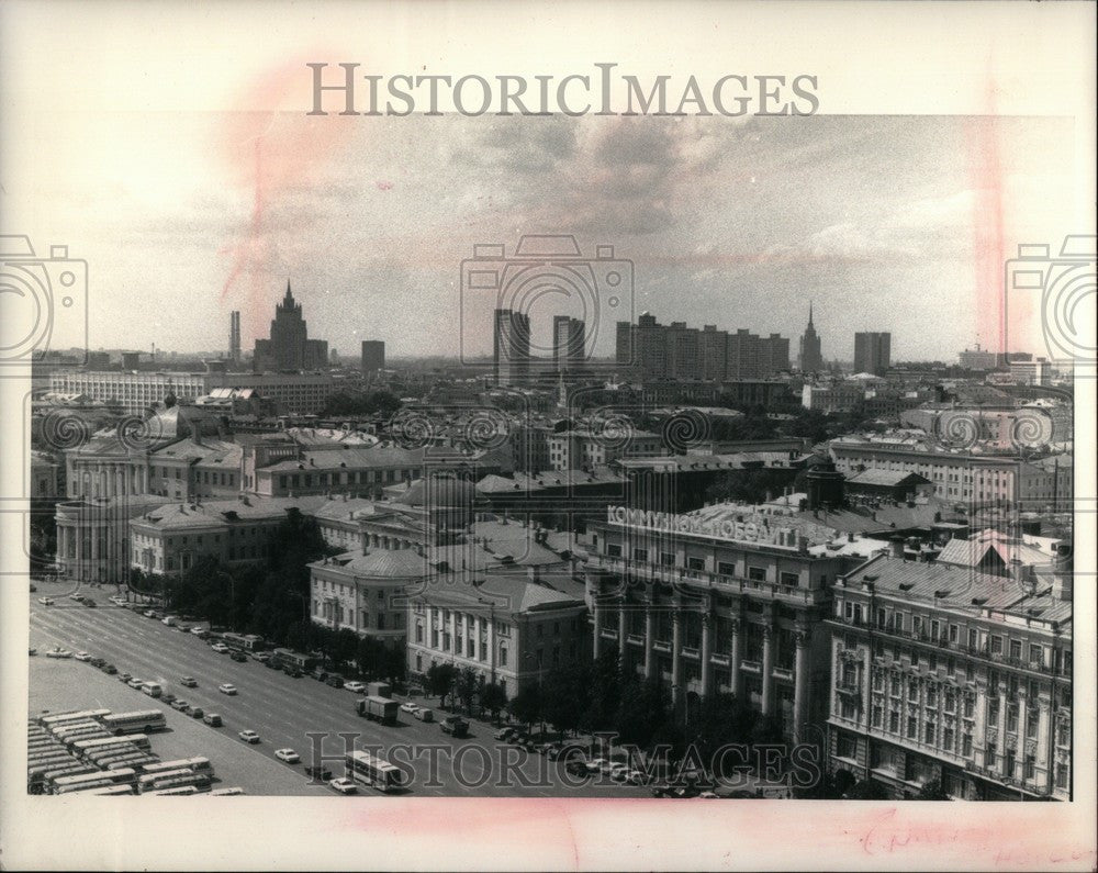 1987 Press Photo Moscow Russia National Hotel - Historic Images