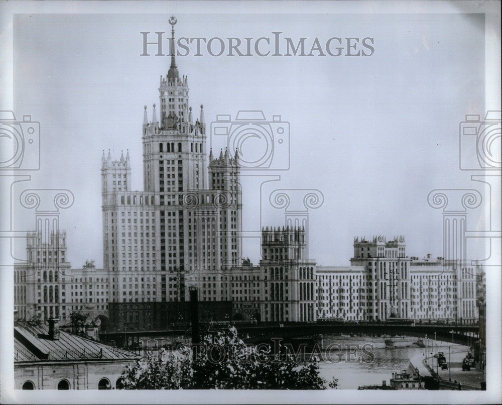 1967 Press Photo Moscow Russia Apartment Architecture - Historic Images