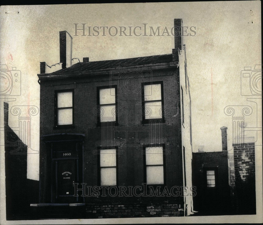 1973 Press Photo Moross House Detroit Restoration - Historic Images