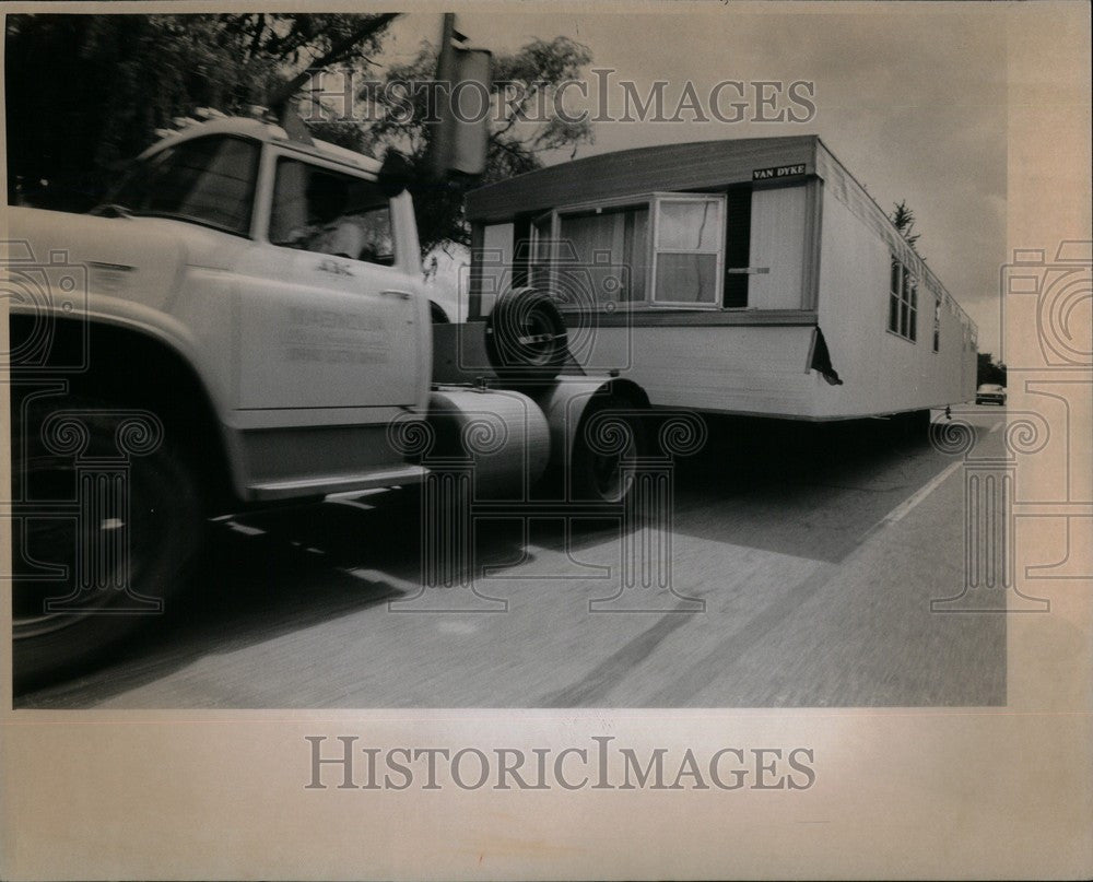 1971 Press Photo Mobile Home Oversize - Historic Images