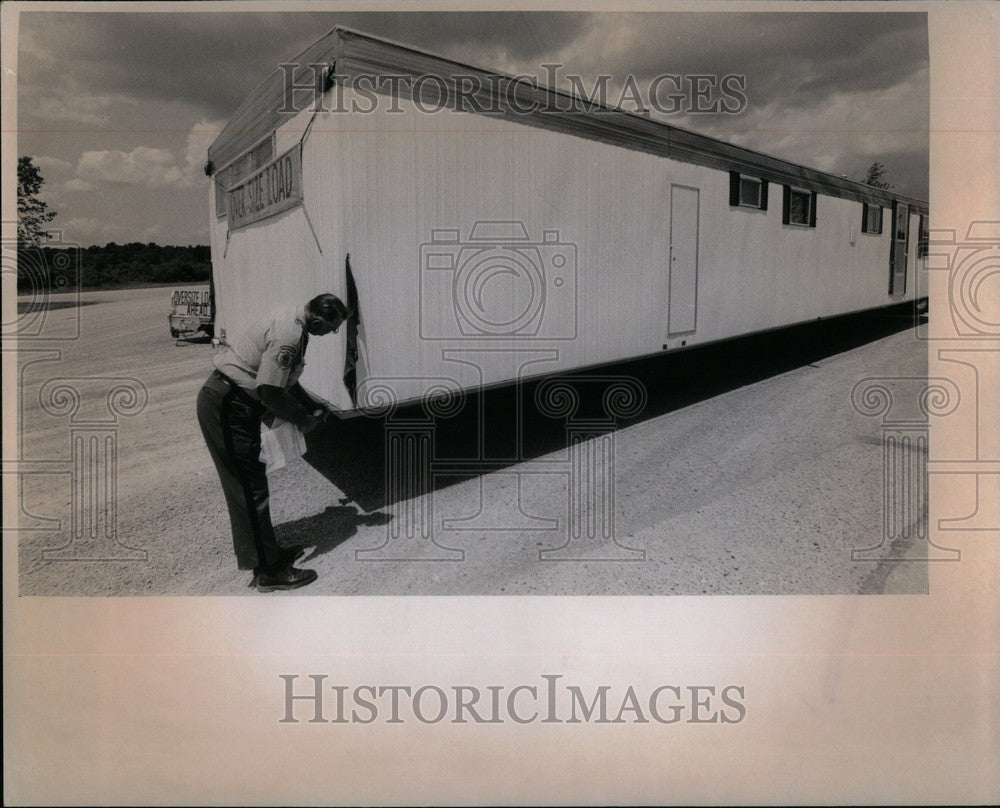 1971 Press Photo mobile homes built-factories america - Historic Images