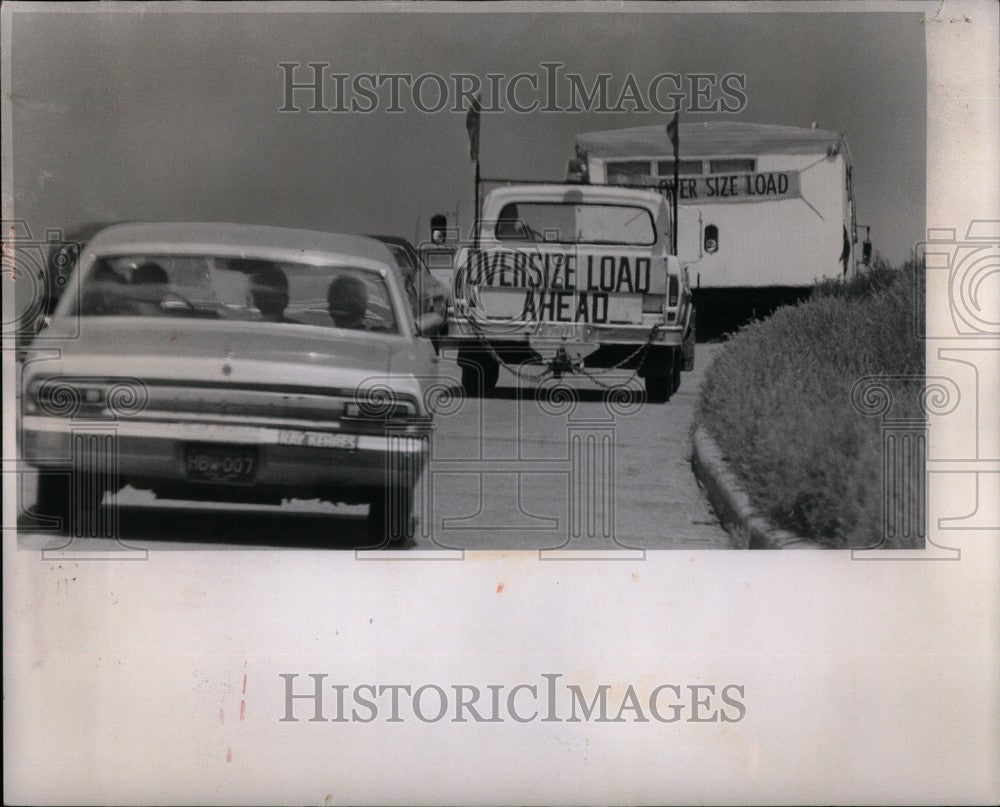 1971 Press Photo mobile homes Michigan - Historic Images