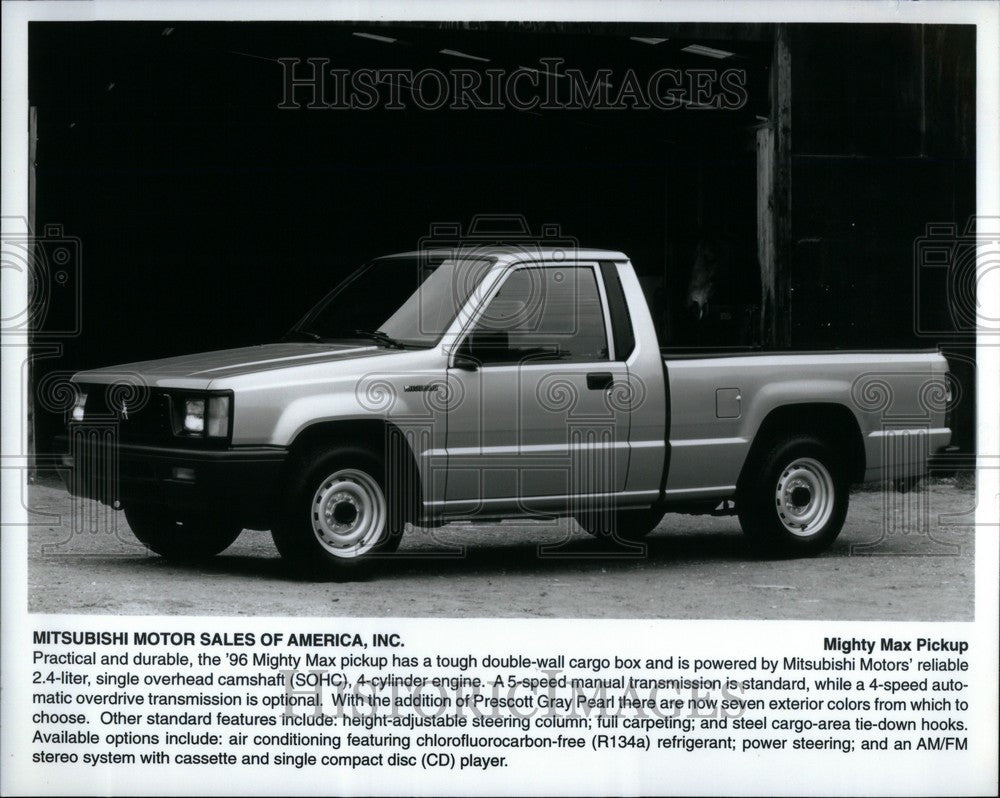 Press Photo Mitsubishi Motors Pickup - Historic Images