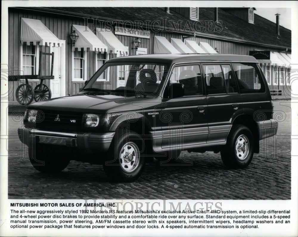 1992 Press Photo Mitsubishi Montero Tokyo Motor Show - Historic Images