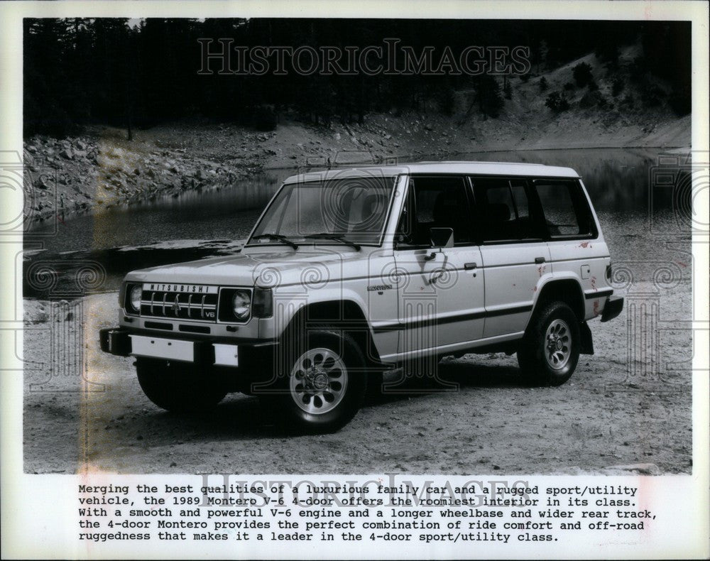 1989 Press Photo montero rugged aport vehicle utility - Historic Images