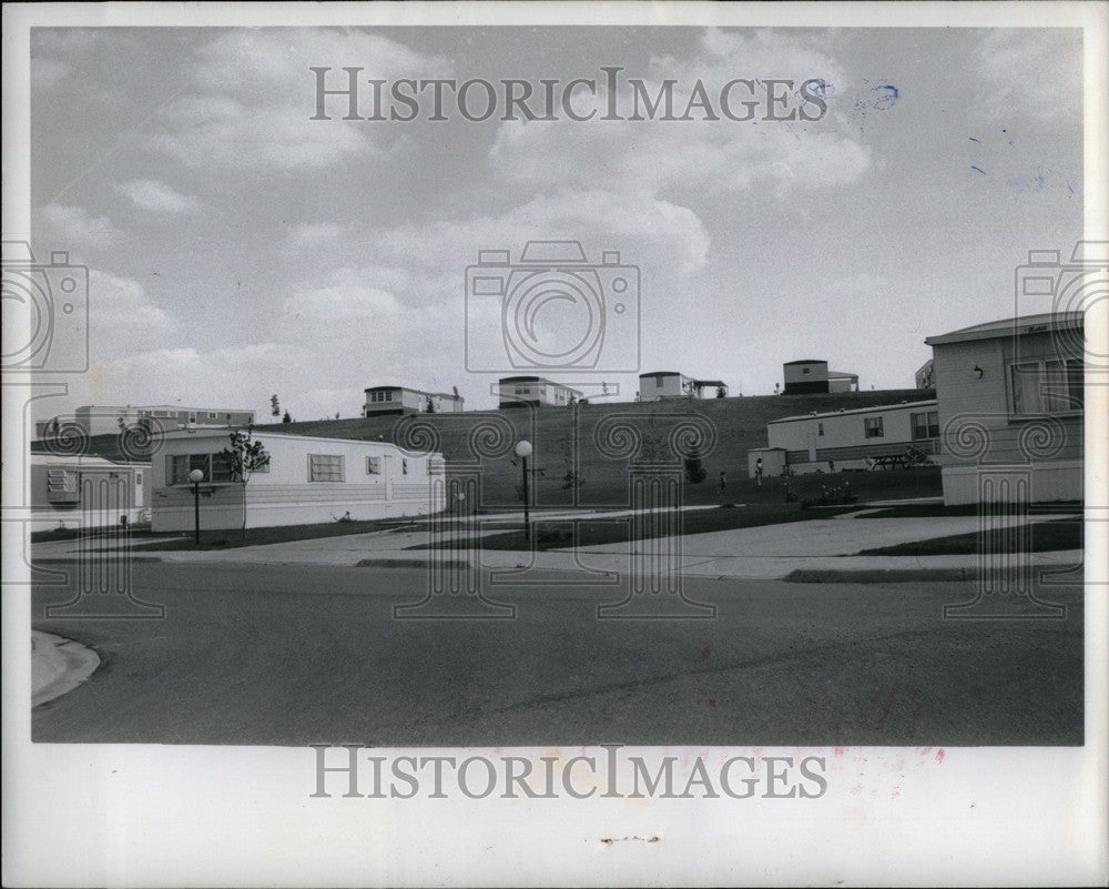 1976 Press Photo Mobile Home - Historic Images