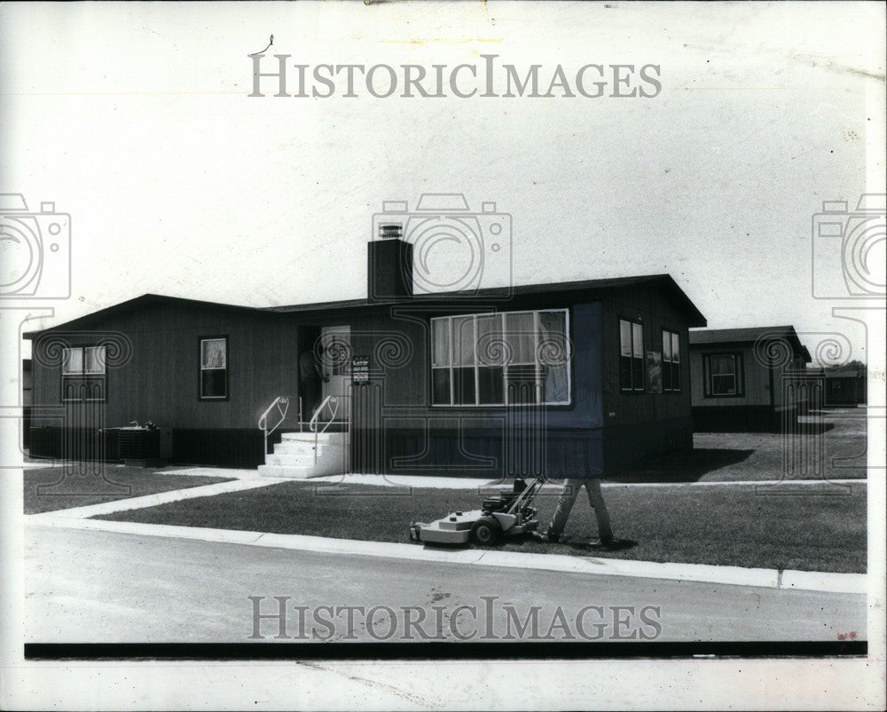 1982 Press Photo Mobile Home - Historic Images