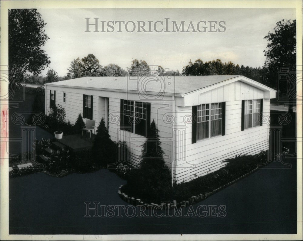 1979 Press Photo Mobile Home park developement Michigan - Historic Images