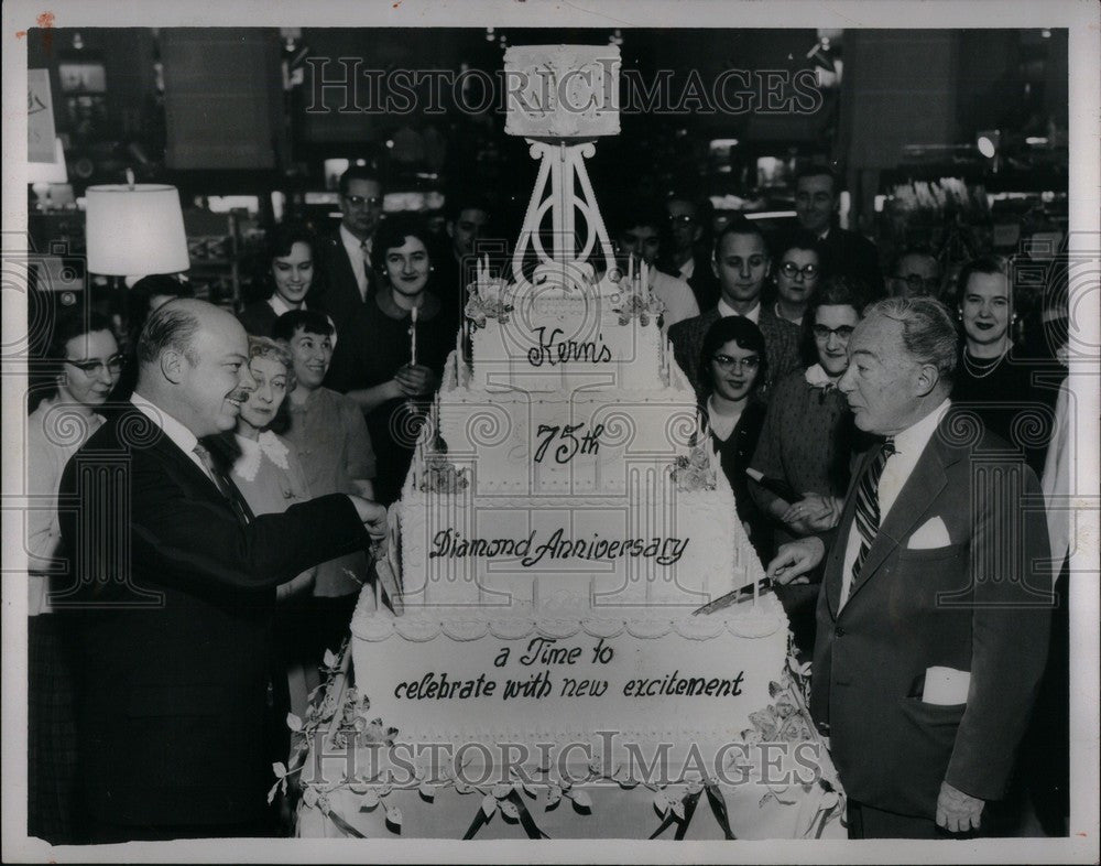 1957 Press Photo Anniversary Celebration - Historic Images