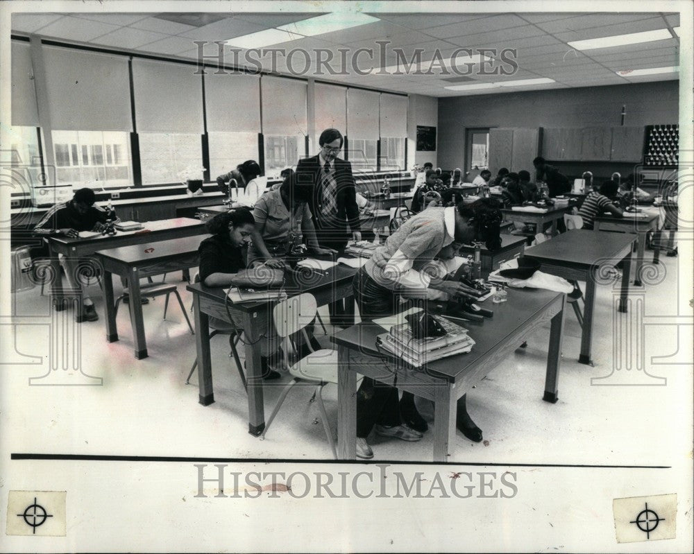 1983 Press Photo King martin Luther High School - Historic Images