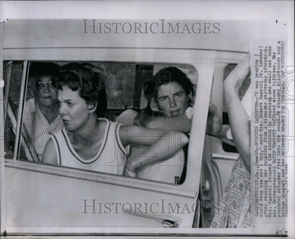 1959 Press Photo Kidnap Car - Historic Images