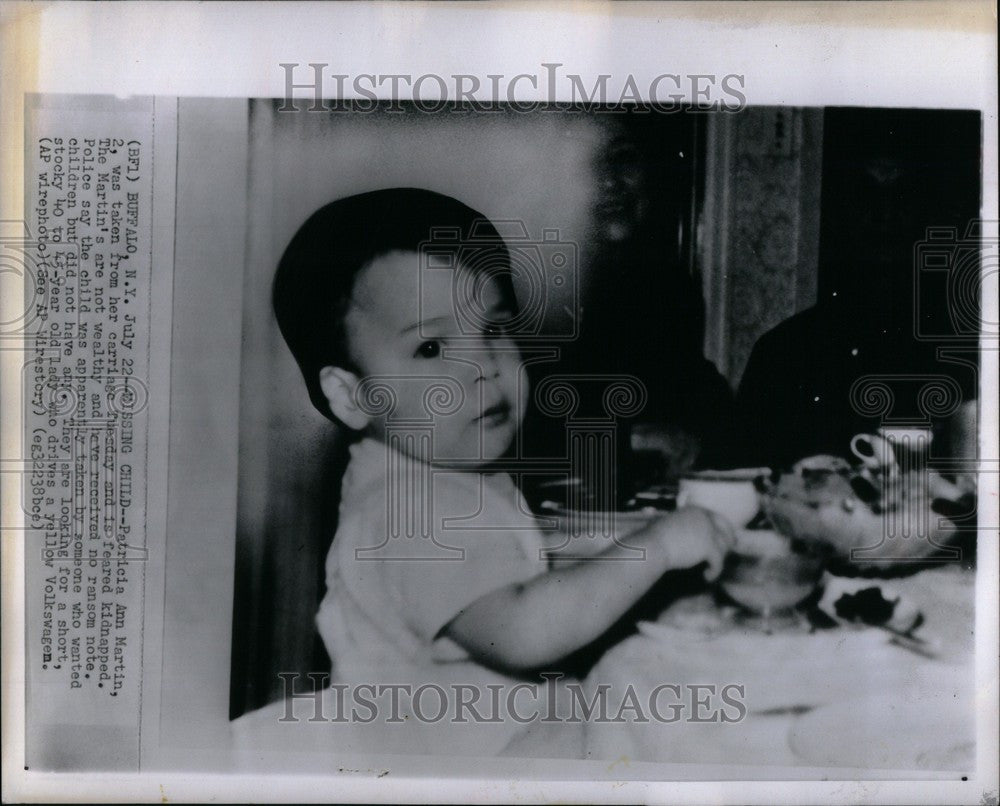 1969 Press Photo Patrcia Ann Martin kidnapped MISSING - Historic Images