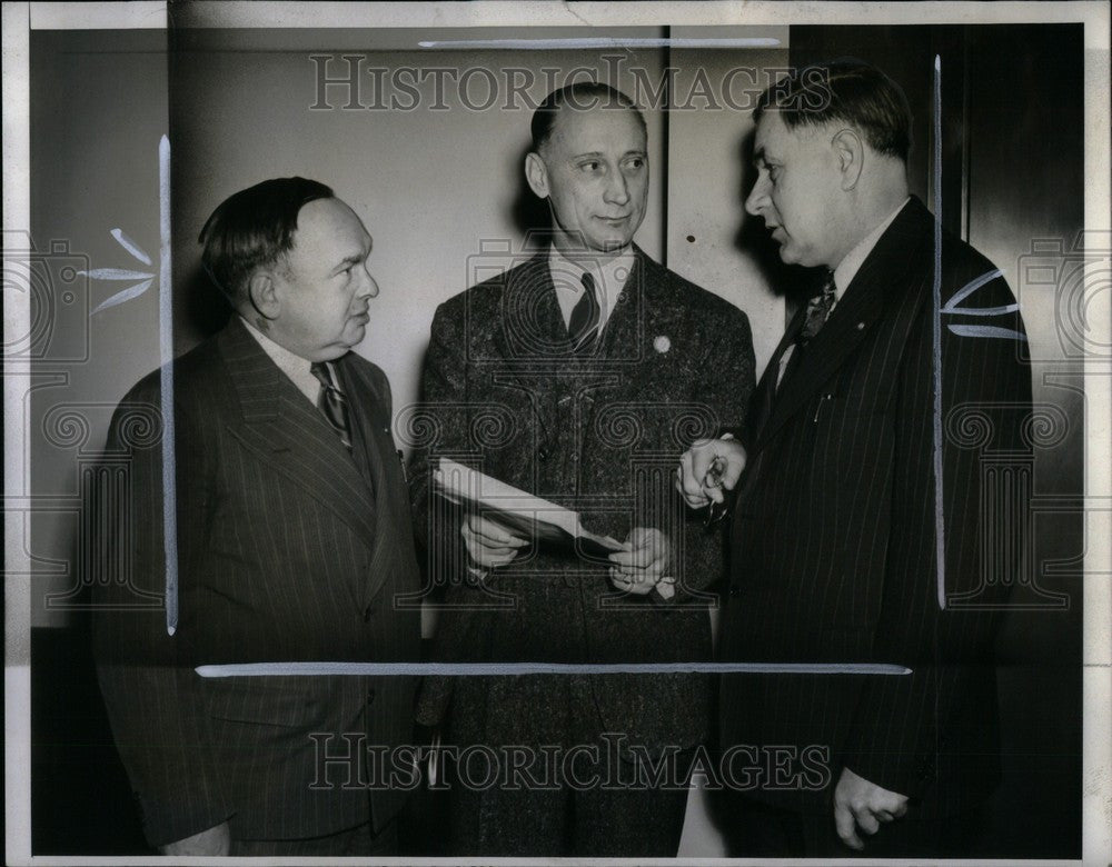 1941 Press Photo Friese Allmendinger Jorgensen Kiwanis - Historic Images